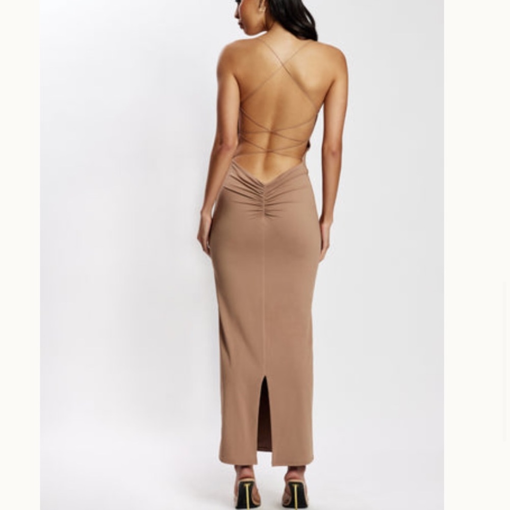 Meshki backless dress
